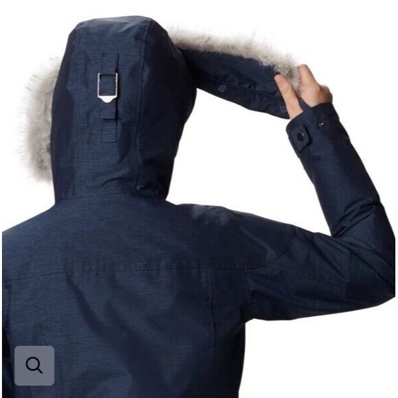 COLUMBIA Carson Pass InterChange Jacket DarkNocturnal Waterproof Women Sz M NWT - Picture 4 of 16